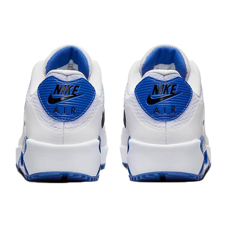 Nike Air Max 90 Golf Weiß Racer Blau Unisex Sneaker Pure-Platin Schwarz CU9978-106