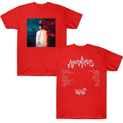 Cris MJ Apocalipsis 2025 Album Tees Rapper CRIS MJ Cotton Comfortable T-shirt Unisex Graphic Printing Clothes Summer Short Sleeve Top