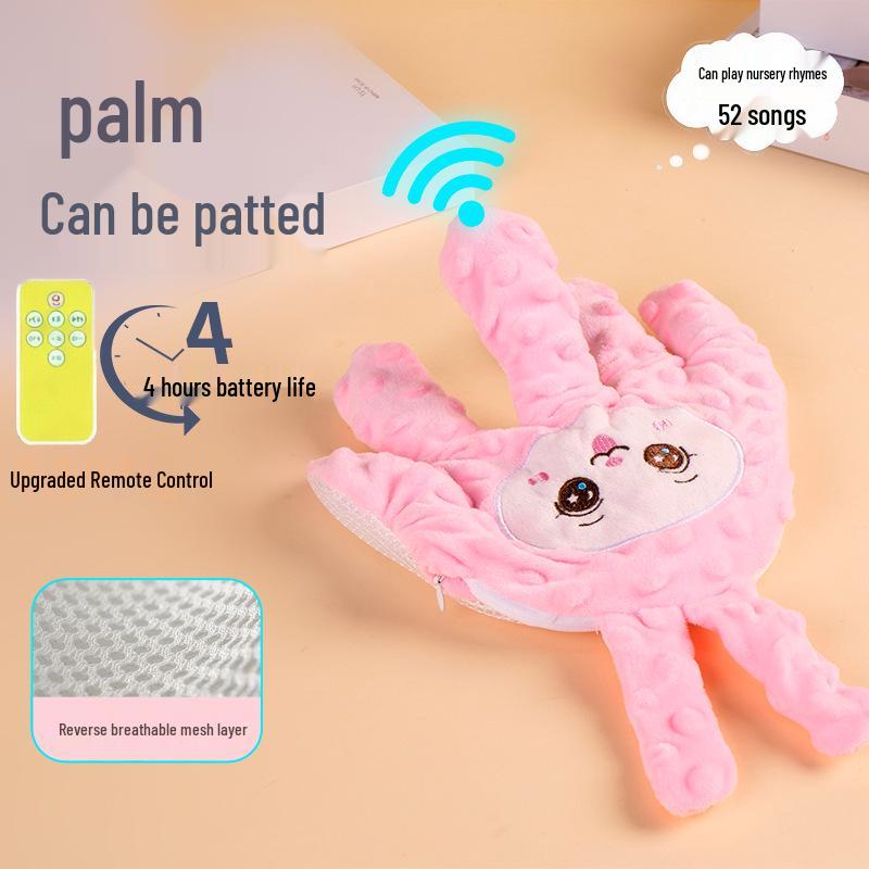 Baby Sleep Soothing Pillow: Automatic Patting Lullaby Doll for Colic Relief and Anti-Startle Reflex.
