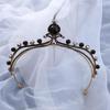 European Luxurious Bridal Zircon Tiara: Crystal Princess Crown for Birthday Parties.
