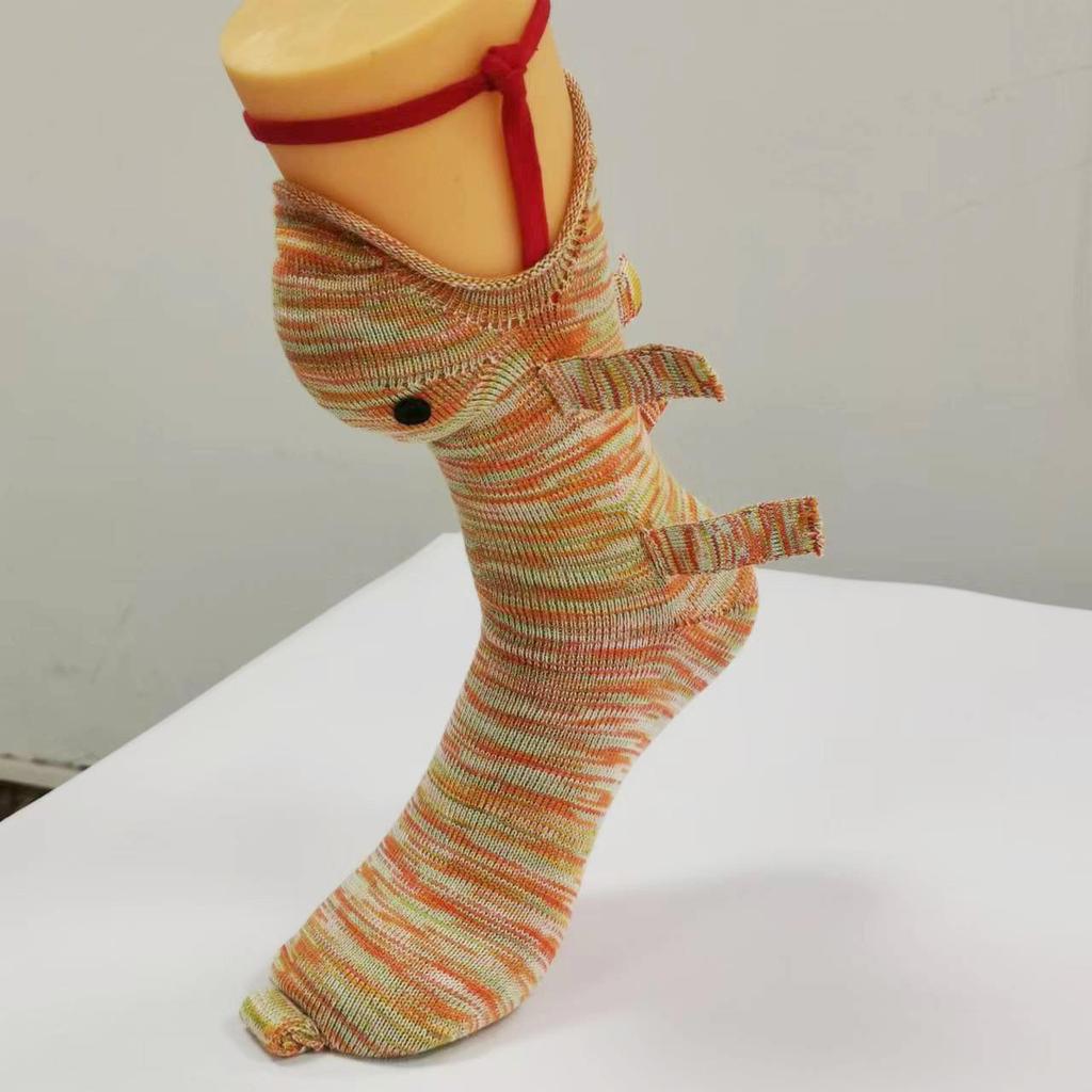 Christmas Knit Crocodile and Shark Floor Socks - Cozy and Warm, Hot Item