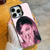 Ari-AG4 A-Ariana Fans Phone Case For iPhone 16 17 15 14 12 13 Pro Max Black Candy Matte Shockproof Cover