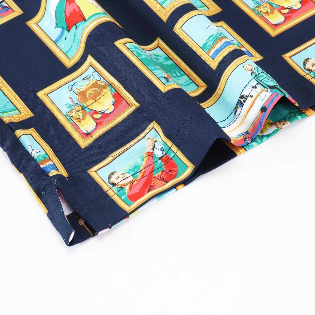 Puma Breathable Comfortable Soft Polo Neck Short Sleeve T-Shirt Men Tops Navy-Blue 629558-01