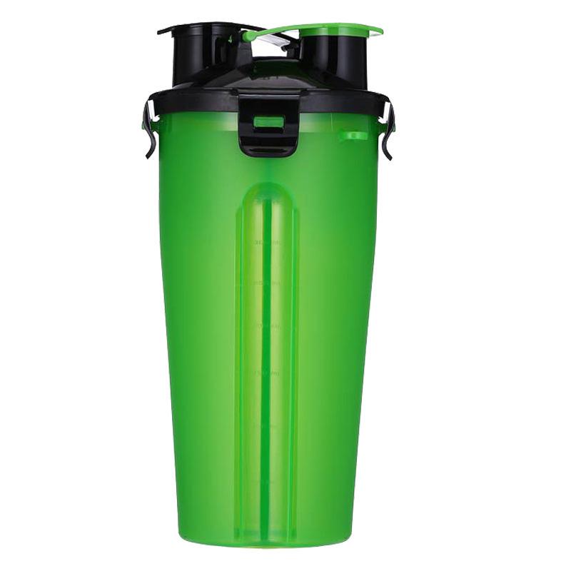 Tragbare Haustier-Futter- und Wasserflasche mit faltbarer Schüssel