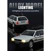 1/32 Volkswagen Santana Alloy Model Car, Cool Sound and Light, Strong Return, Exquisite Desktop Ornaments, Christmas Gifts