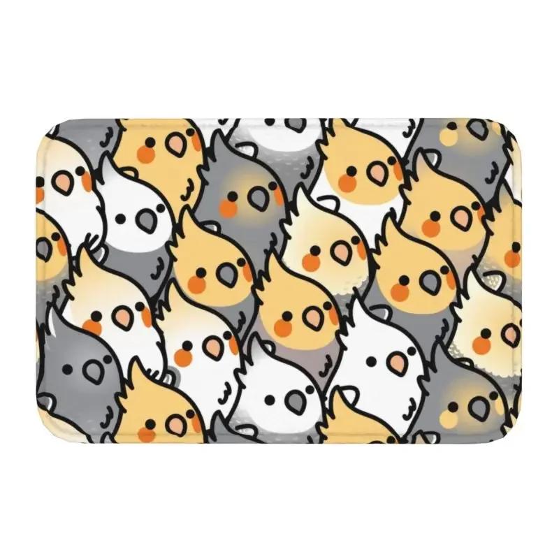 Cute Cartoon Chick Floor Mat - Fun and Colorful Design for Home Entrances, Perfect for Kids' Rooms and Farmhouse Décor