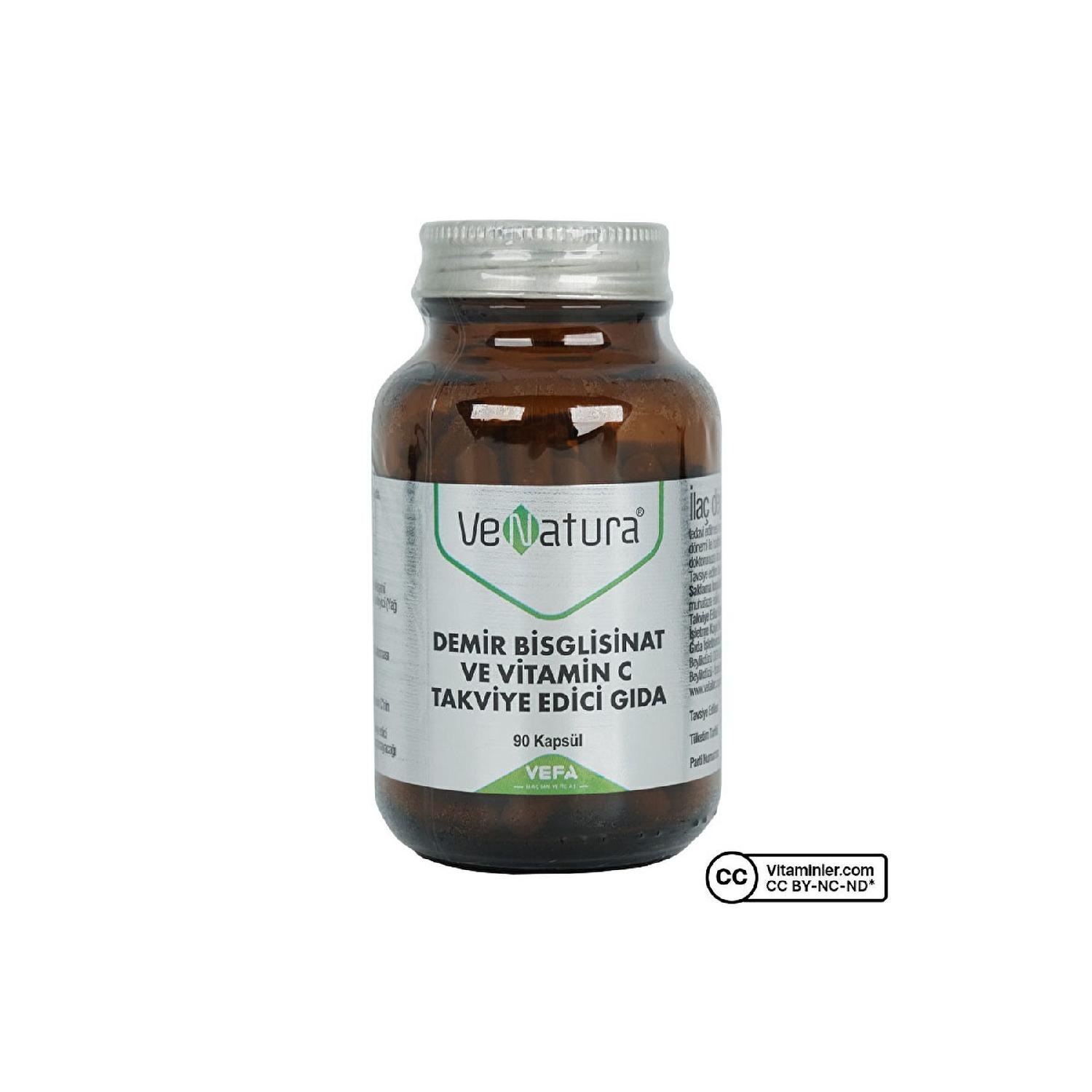 

Iron Bisglicisat And Vitamin C 90 Capsules