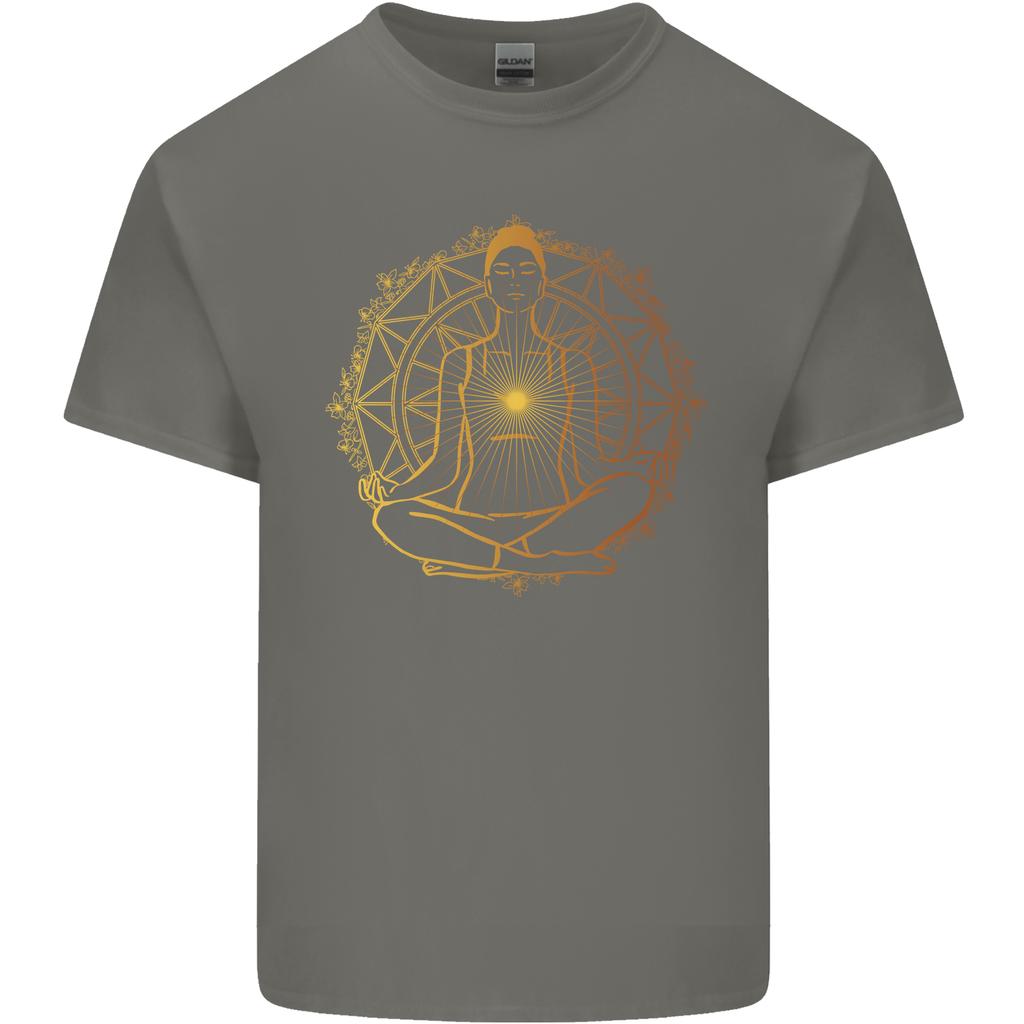 Spiritual Yoga Meditation Peace Unisexs Light Cotton TShirt