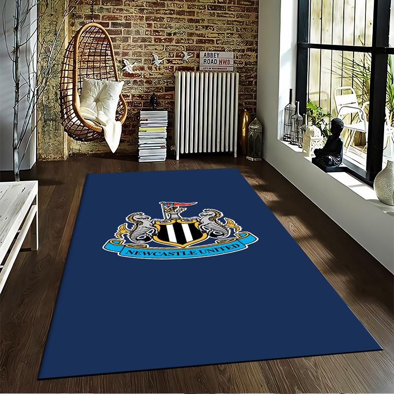"Blue Carpet with Newcastle United Logo for Bedroom or Living Room" Suitable for use as an anti-slip for living room bedroom sofas