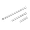 3/8-inch Socket Extension Set 3 Pieces Corrosion Resistant Steel Construction Knurled Grip Easy Use Ball Detent Tool Tightening