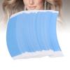 50 Pcs Double Sided Wig Tape Water Proof PU Strong Adhesive Lace Front Support Tape for Hairpiece Blue