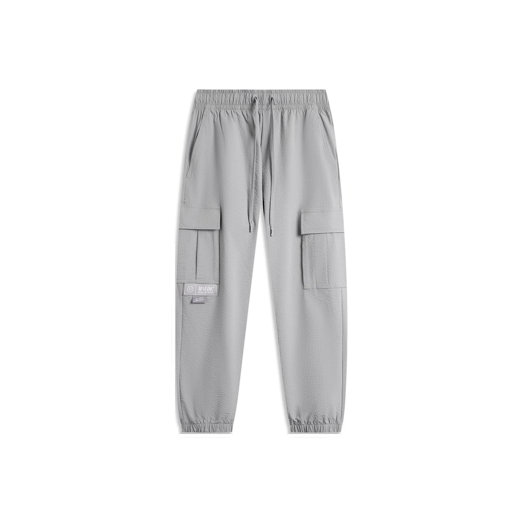 

Li Ning Wade Series Sport Простые Удобные Универсальные Брюки с манжетами с надписью Повседневные мужские брюки AKQV001-3 XXL