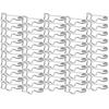 100Pcs Easy Insertion Safety Pins Metal Steel Wire Locking Pin Clasps S-Shaped Pins For Quilting