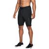 Under Armour Solid Color Drawstring Elastic Waist Straight Leg Shorts Men shorts Black 1306455-001