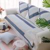 Cotton Anti-slip Quilting Washed Cotton Sofa Cushion Pastoral Patchwork Cotton Four Seasons Sofa Towel Floating Window Cushion