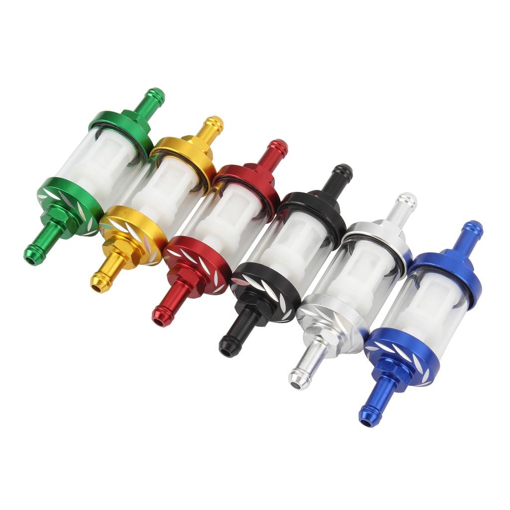 Motorcycle 6mm Fuel Filter Gasoline Strainer Oil Filters Universal For Pit Dirt Bike Motocross Accessories