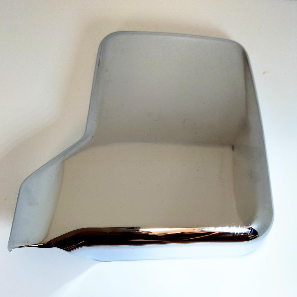 Silver Carry Mirror Covers with Extra Double-Sided Tape for DA16T and DA63T Trucks, Side Mirrors, Chrome Finish (Silver)