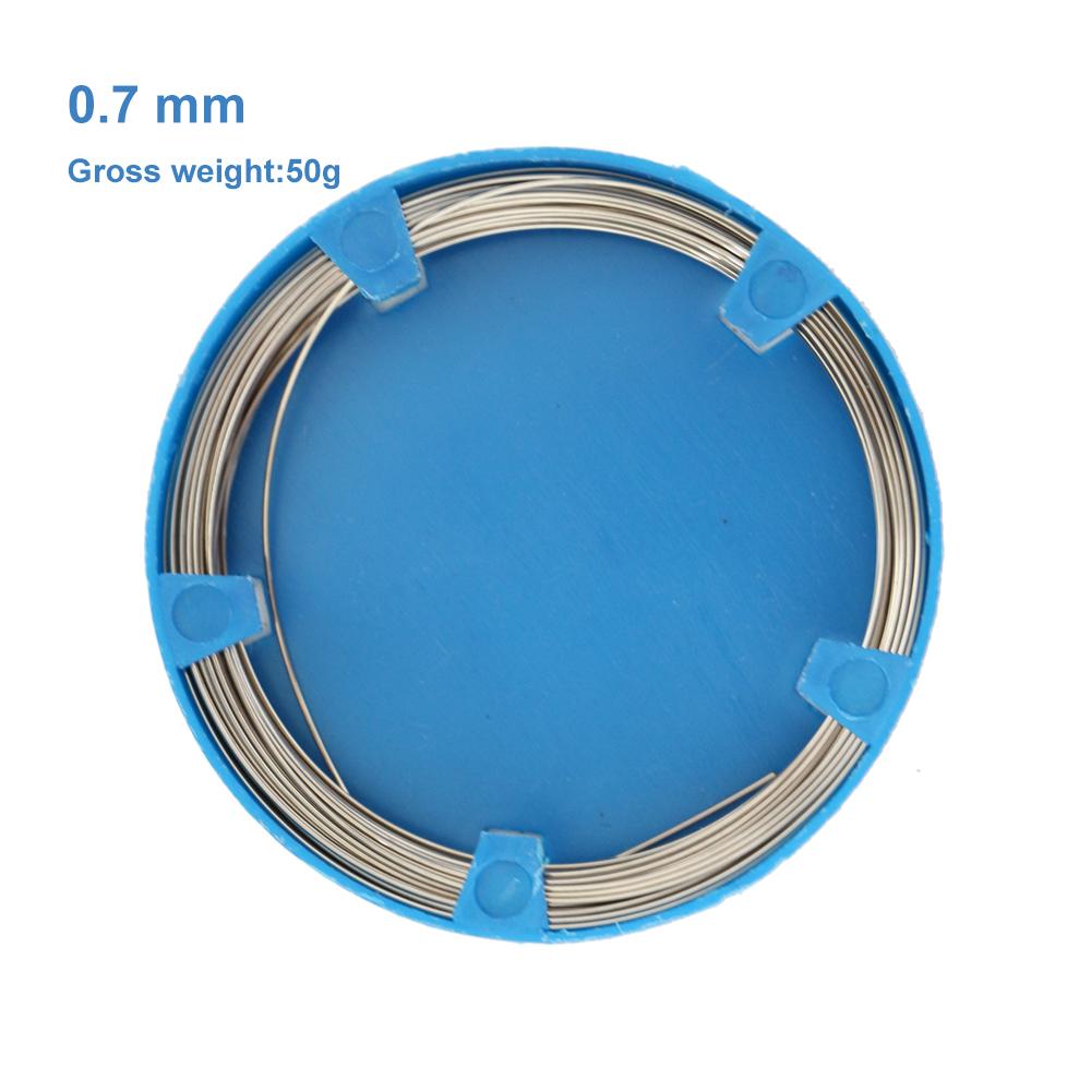 Zahnkieferorthopädie Edelstahl Bogendraht Zahnmedizin Bogendraht Zahnarztmaterialien Chirurgische Instrumente 0,5-1,8 mm Oral