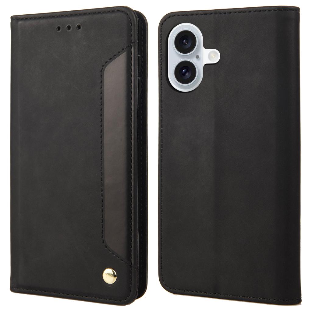 For iPhone 17 Case PU Leather Shockproof Protection Wallet Phone Cover