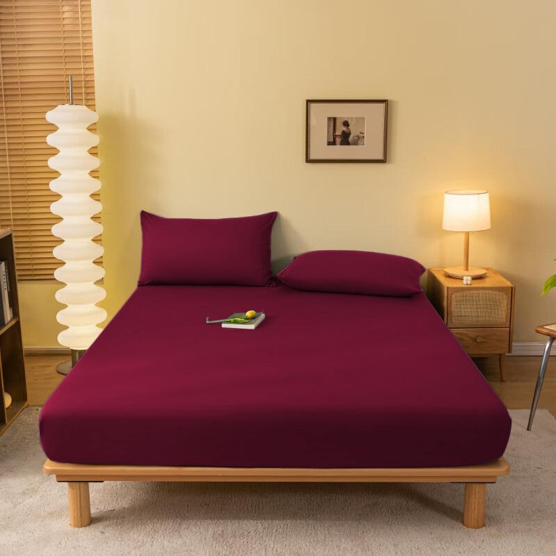 Einzelbett Spannbettlaken Ultraweich Bequemer Bettbezug Tiefe Tasche Bettlaken Staubdicht Sofabezug Matratzenschoner