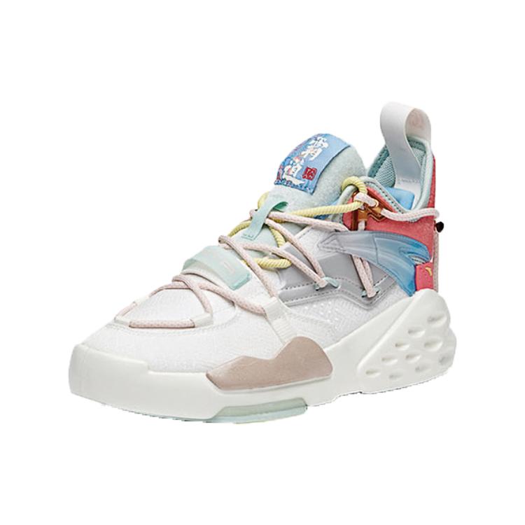 Anta Bastard The Palace Museum Collection Mid top Casual Shoes Women's Blue Pink 122018087S-1