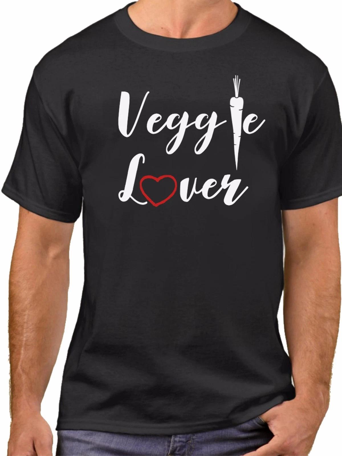 Veggie Lover Shirt Vegan Tee Men Unisex Plant Based Top Vegetarian Gift Ethical M