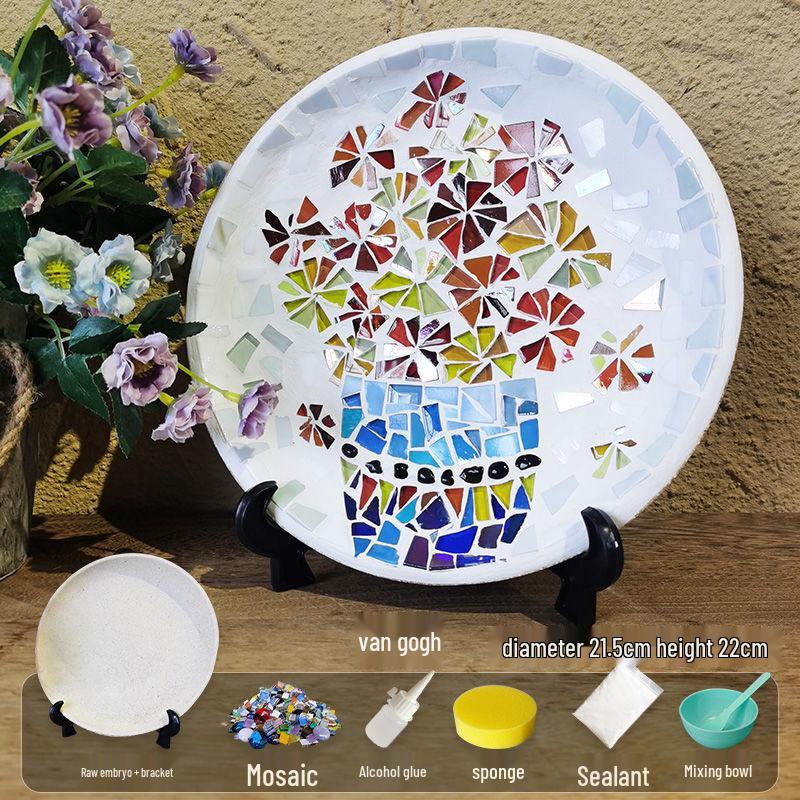 

Набор для создания мозаичной тарелки своими руками: Тимбилдинг, Детские подарки, Развивающий декор для родителей и детей, Украшения и игрушки.