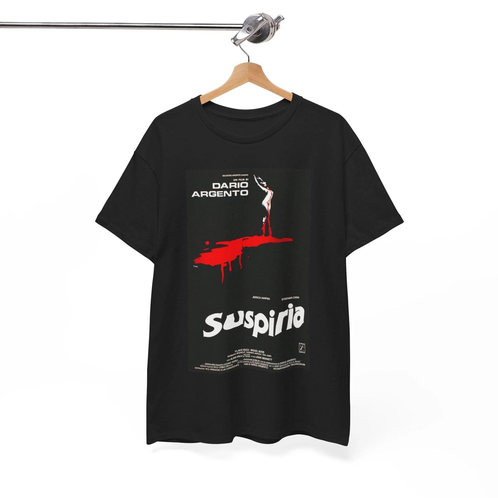 Футболка Suspiria 1977, Дарио Ардженто Ретро Итальянский Хоррор Унисекс Футболка S