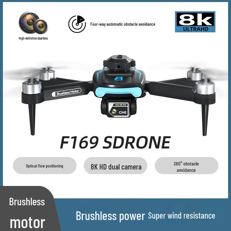 High-Definition Drone with Brushless Motor, Optical Flow, and Obstacle Avoidance