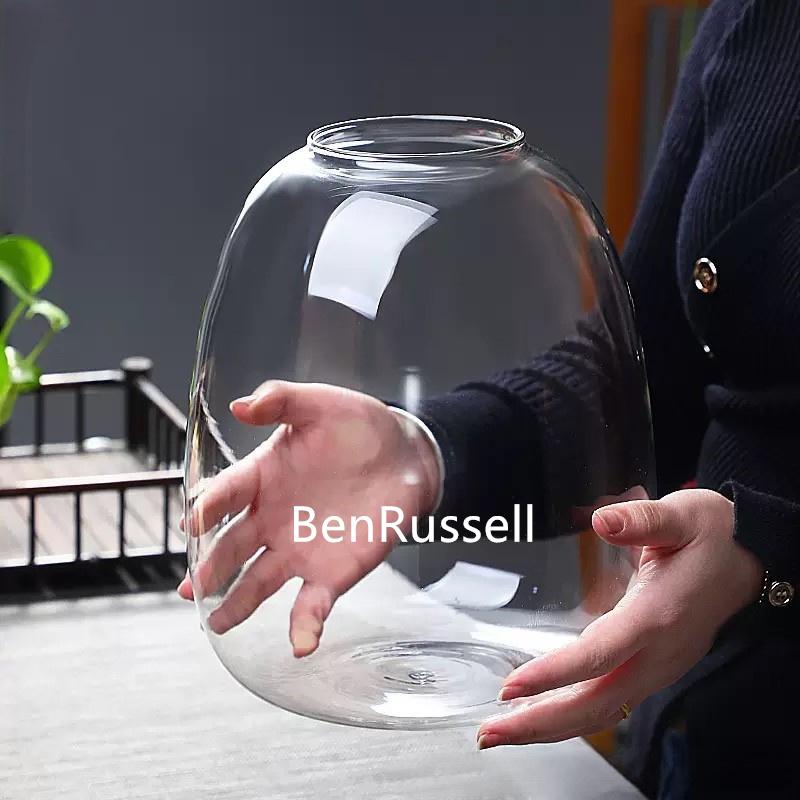 Micro Landscape Ecological Moss Green Plants Glass Bottle Decor Vase Hydroponic Bryophyte Plant Landscaping Glass Container