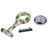 Fashion Patterned Silicone Nurses Brooch Tunic Fob Pocket Watch Stainless Dial