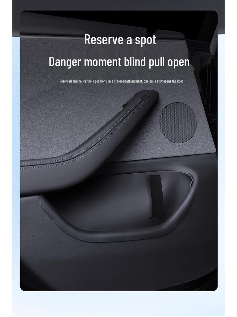 Tesla Model Y Velvet Door Slot Storage Box Protector