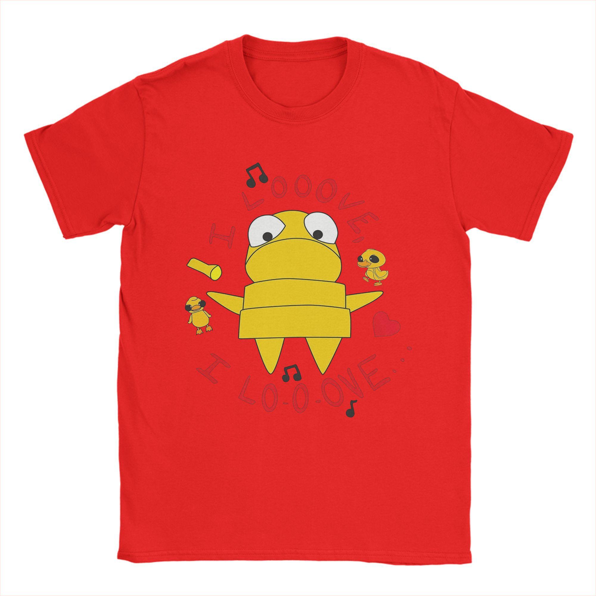 Men REPO Robot Horror Games Anime Figure T Shirt REPO Game Pure Cotton Clothing Short Sleeve Crew Neck Tee Shirt TShirts S