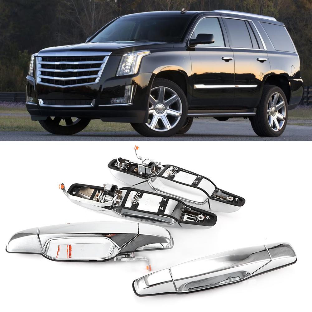 4pcs Chrome Exterior Door Handle 22738721 22738722 22738725 Fit for CHEVROLET SILVERADO