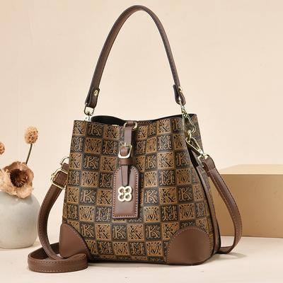 Nowa moda wszechstronna torba na ramię torba kubełkowa francuski trend listonoszka poczucie haute couture duża pojemność damska torba