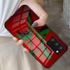Morocco Flag Phone Case For Samsung S25 S24 FE S23 S22 S21 Plus S20 Ultra Note20Ultra Black Glass Cover