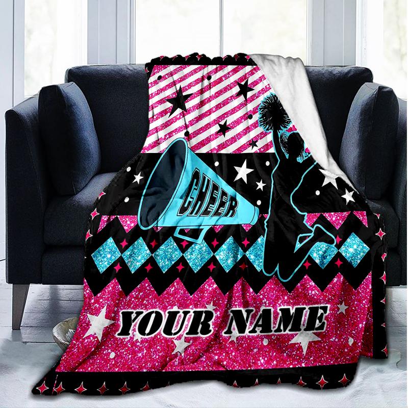 1PC Custom Name Spirit Poster outdooor Flannel blankets Patterns Throw Blanket All-Season Soft Gift for Couch, Bed, Camping gifts