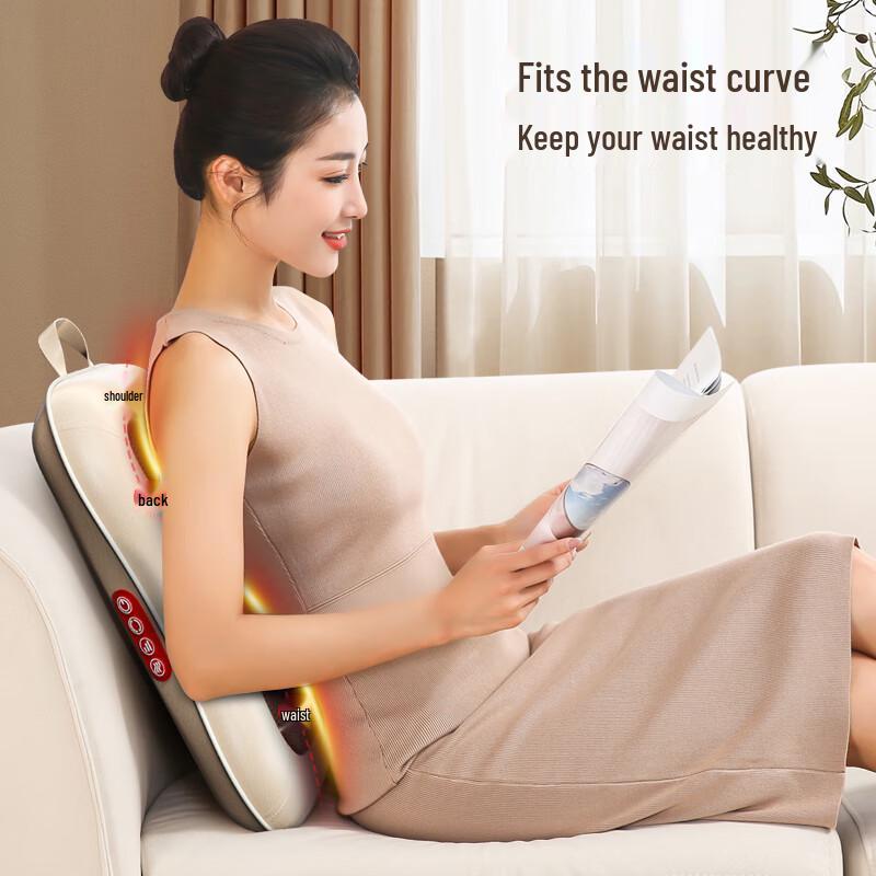 Chigao Multi-functional Cervical and Back Massage Cushion