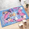 Custom Kpop Team Mat Personalized Name, Polyester Washable Indoor Entryway Rug, Gift for Christmas, Easter, Thanksgiving Day