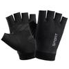 Winter Fleece-Lined Fingerless Suede Cycling Gloves - Men's & Women's Touchscreen Warm Sports Gloves