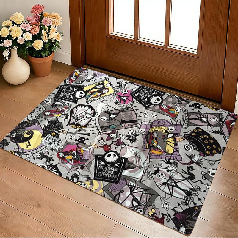 Nightmare Fabric Living Room Non-Slip Area Rug Soft Carpet for Bedroom Game Playroom Sofa Office Home Decor Doormat Christmas Gift C9211535