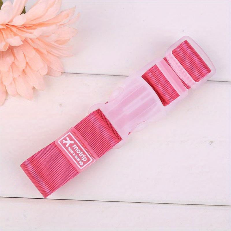 1pc/3pcs/5pcs Colorful Luggage Belt Travel Portable Gadgets, Adjustable Luggage Seat Belt with Release Buckle, Luggage Travel Accessories