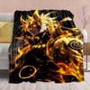 Naruto Anime Flanelová deka - Měkká teplá ideální na pohovku, do postele, na kempování, cestování, do kanceláře, domácí dekorace -QJY