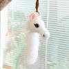 PP Cotton Pony Head Pendant Fluffy Mascot Pony Doll Horse Plush Toy  Backpack Decoration