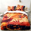 Naruto 3-teiliges Set Perfekt für das Schlafzimmer Bequemes Bettwäsche-Set enthält einen Bettbezug und zwei Kissenbezüge Ideales Geburtstags- oder Weihnachtsgeschenk
