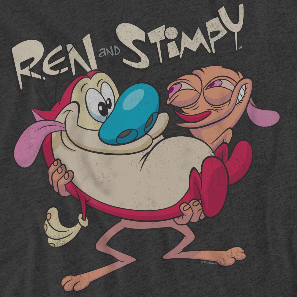Ren & Stimpy Unisex Adult Two Of A Kind T-Shirt