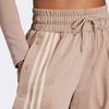 Adidas Originals Neutral Court Adibreak Letter Logo Print Striped Color Block Casual Shorts Women Shorts Brown IS5258