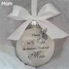 An Angel In Heaven Christmas Tree Hanging Ornaments Family Pendant Memorial Ornament Feather Ball