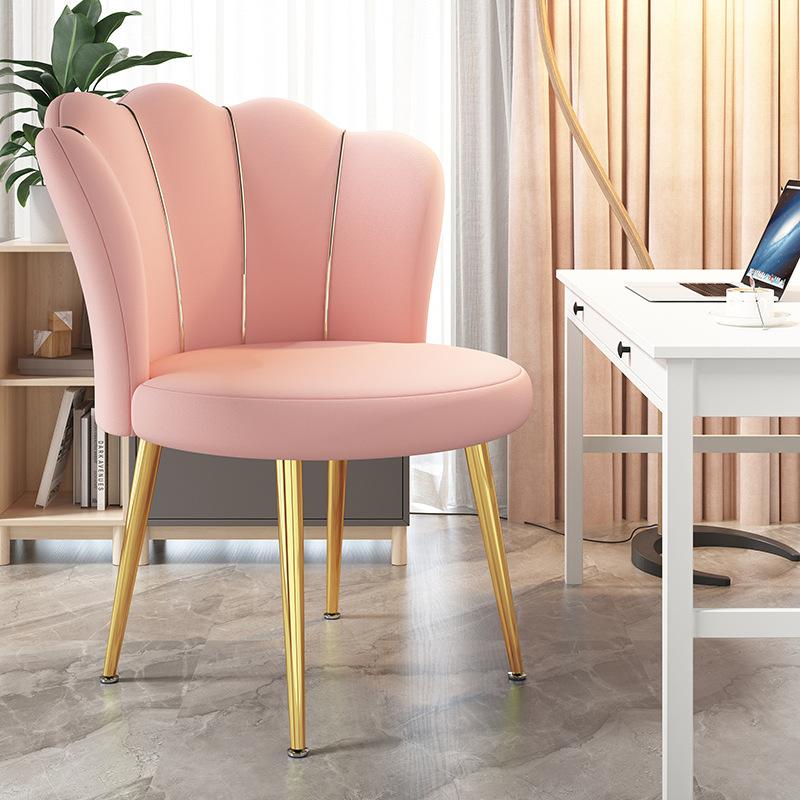 Elegant Tufted Dressing Stool for Bedroom Girls Women, Upholstered Princess Accent Desk Chair for Office Study