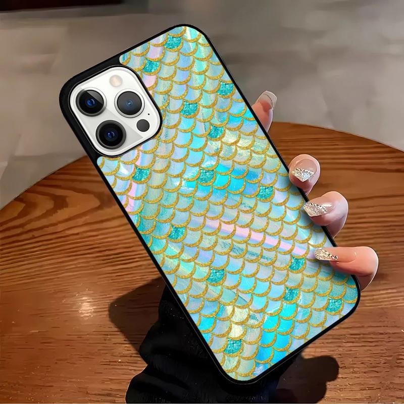 Mermaid Phone Case For iPhone 17 Air 16 15 14 13 12 11 Pro Max Max Plus Bumper Case Cover